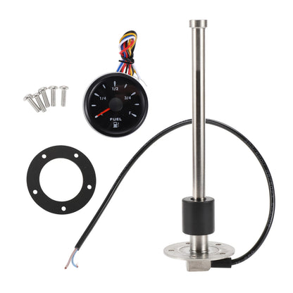 Fuel Sending Unit and Gauge Kit 240-33 Ohm for Boat Truck Vehicle