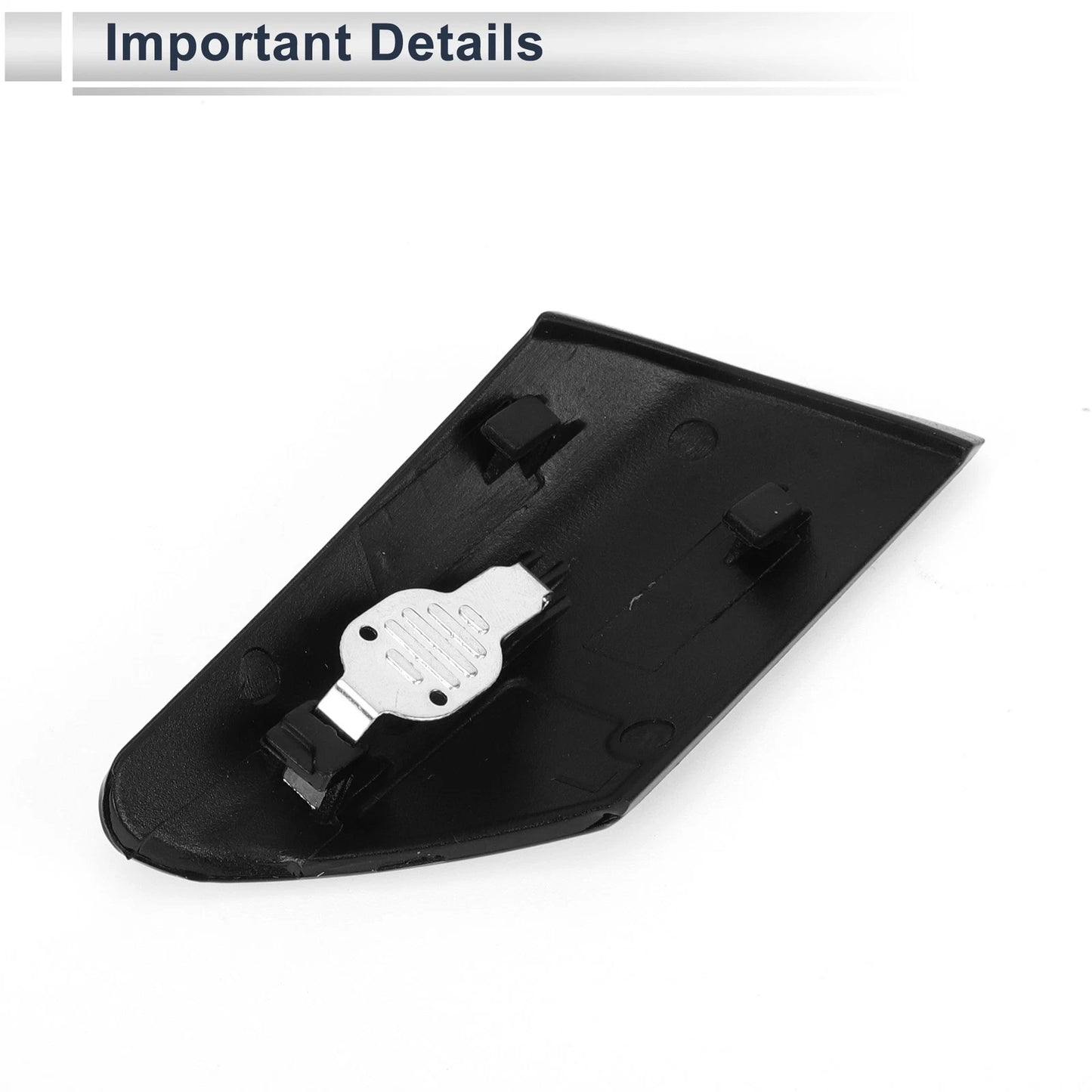 Front Left Door Knob Cover for BMW 7-Series G11 G12 (2017–2022) No. 51217474681 Black