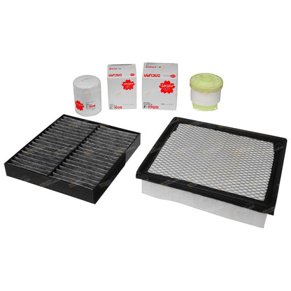Oil Air Fuel Cabin Filter Service Kit for Pajero Sport (2015–2021)