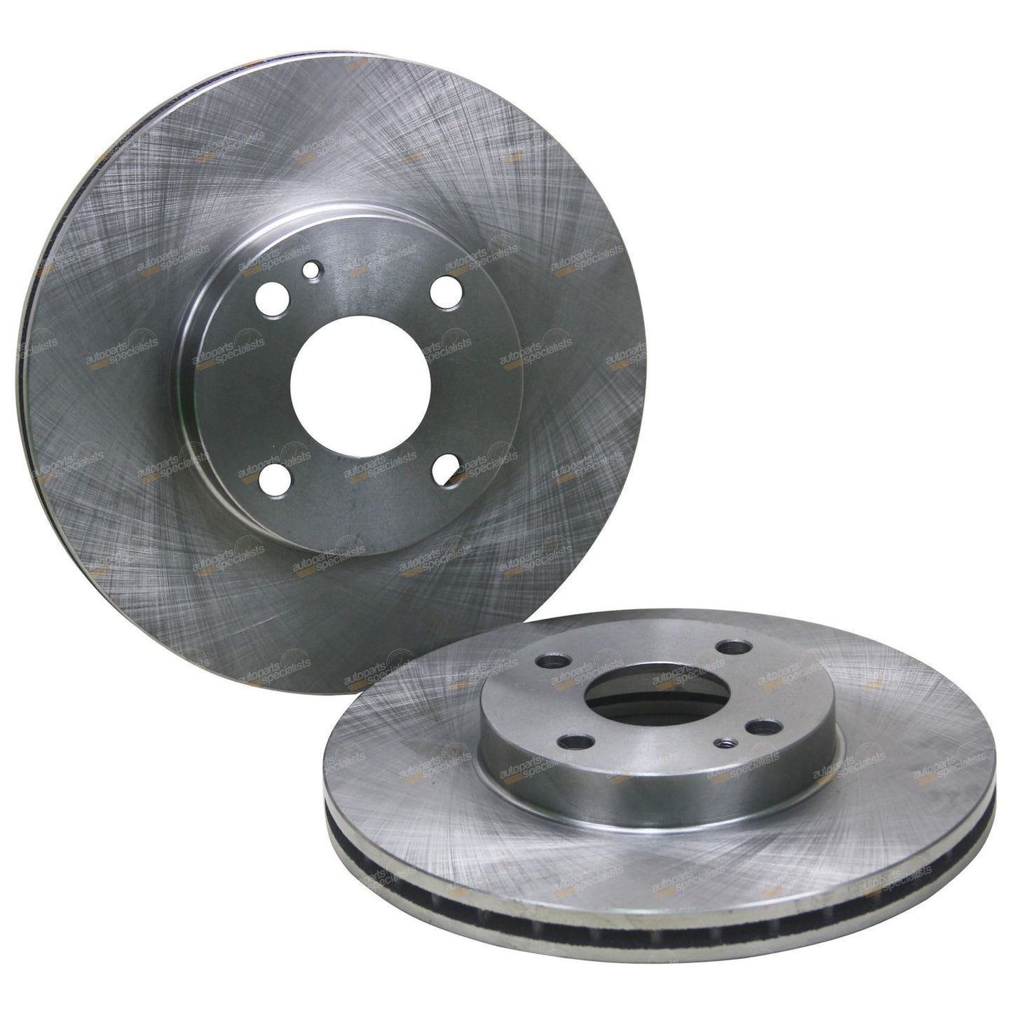 2 Front Disc Brake Rotors for Laser (1990–1998) Turbo