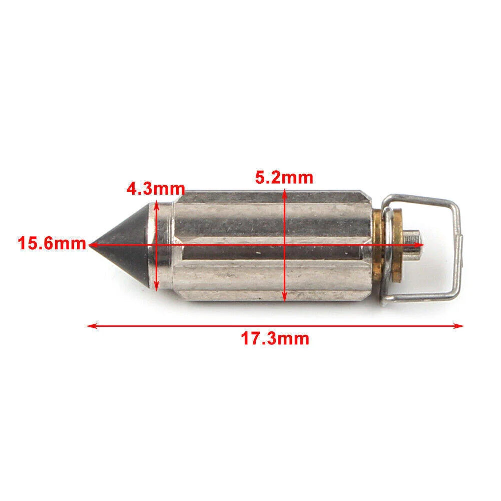 4 x Carburetor Float Valve Needles for Kawasaki ZX-6R Ninja 600 (2000-2002)