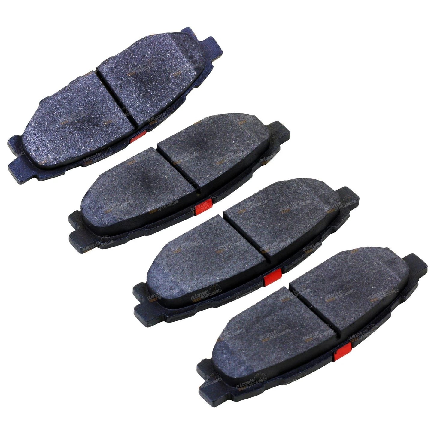 Set of 4 Brembo Rear Disc Brake Pads for Subaru Impreza (2007–2010)