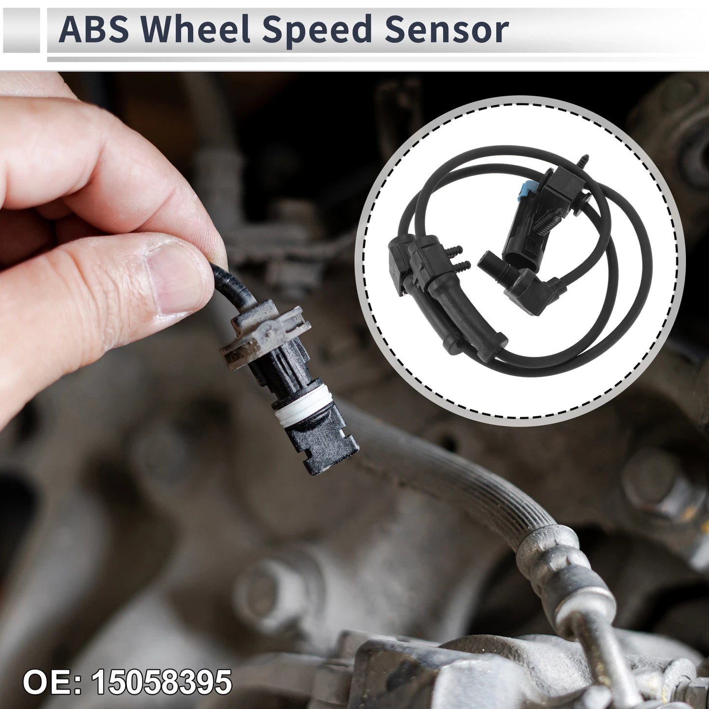 ABS Wheel Speed Sensor for Chevrolet Astro (2003–2005) 1 Pc Front Left/Right