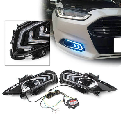 2X Daytime Running Light Fog Lamp for Ford Fusion Mondeo (2013–2015)