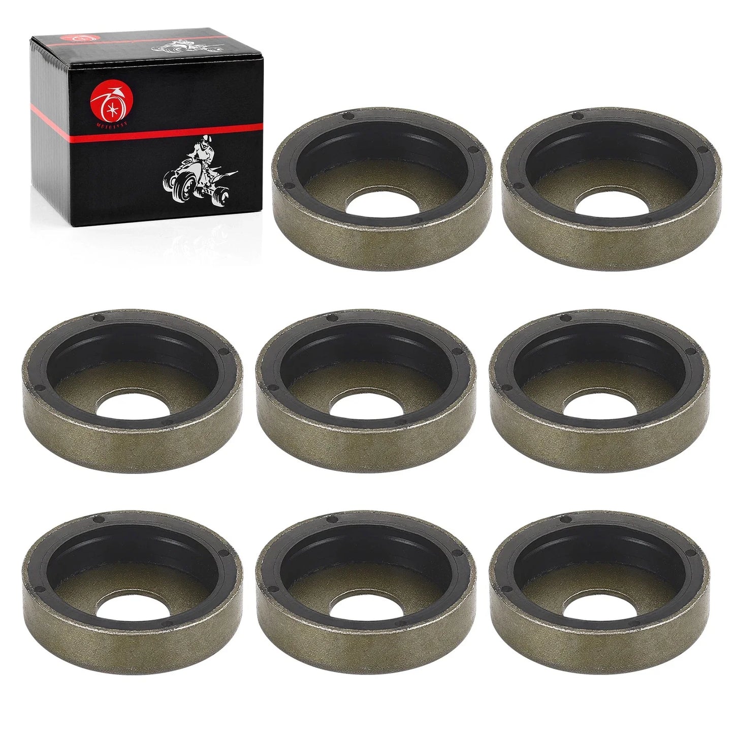 8Pcs Front A-Arm Bushing Rubber Cap for Polaris RZR (2009–2021)