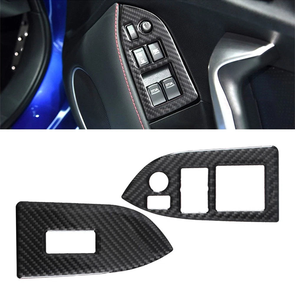 Interior Window Switch Button Cover Trim for Subaru BRZ, Toyota 86 (RHD)