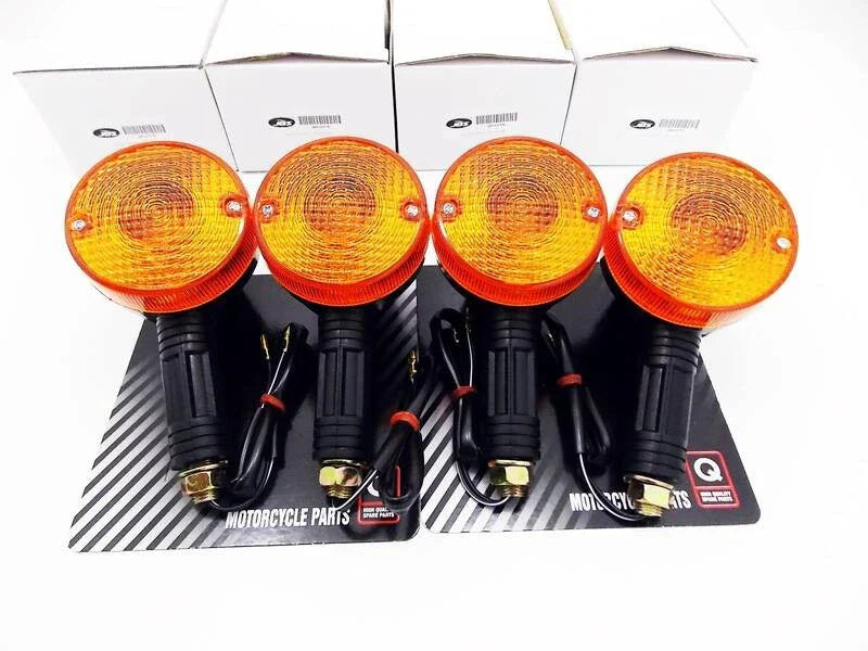4 x Turn Signal Indicator Blinker Assembly for Suzuki TS125X (1984-1987)
