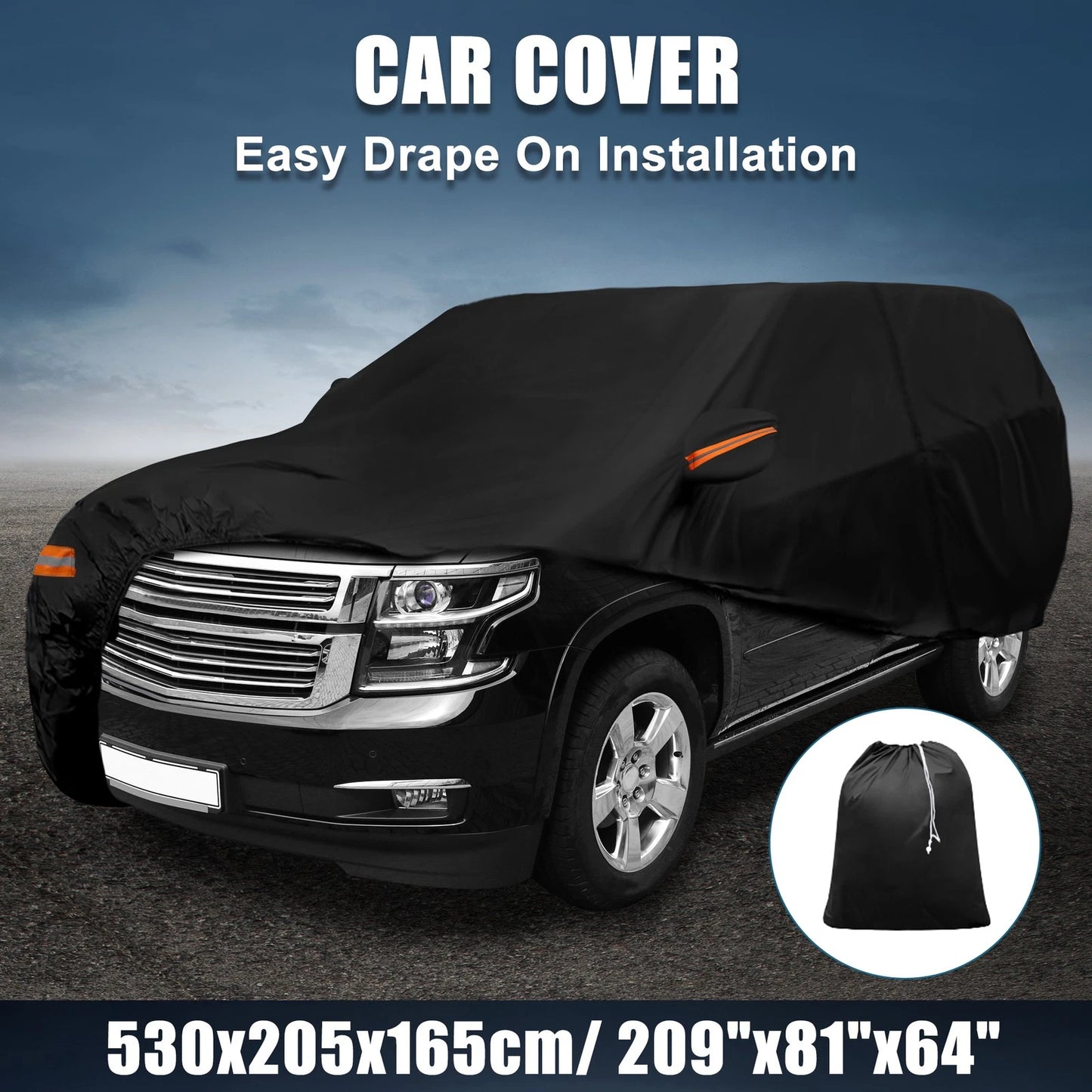 Waterproof Aluminum Film Vehicle Cover for Chevrolet Tahoe (2007–2020)