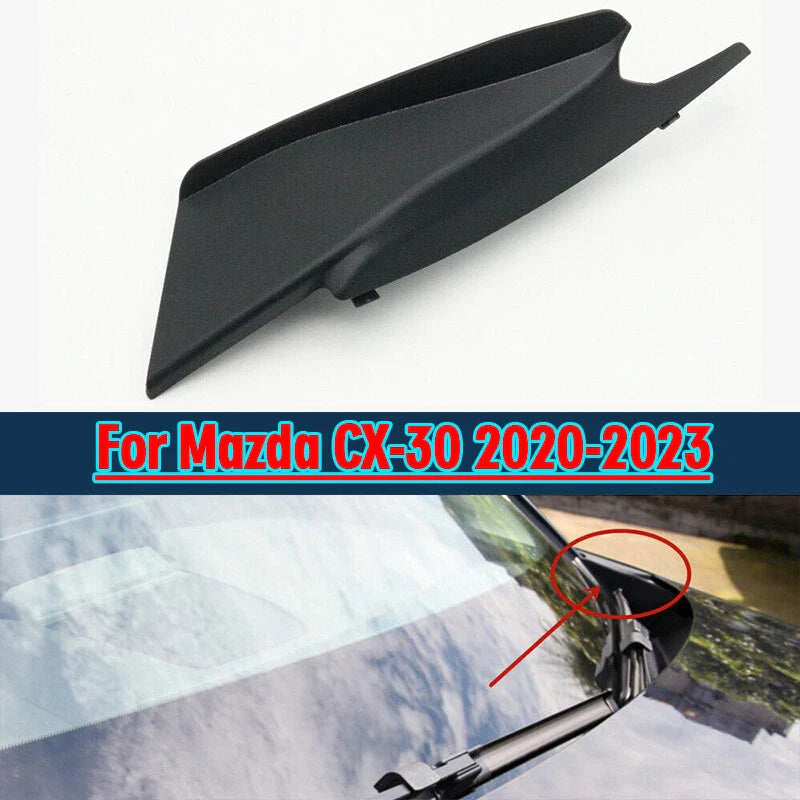 LH Windshield Wiper Side Arm Cowl Deflector Trim Cover for Mazda CX-30 (2020–2023)