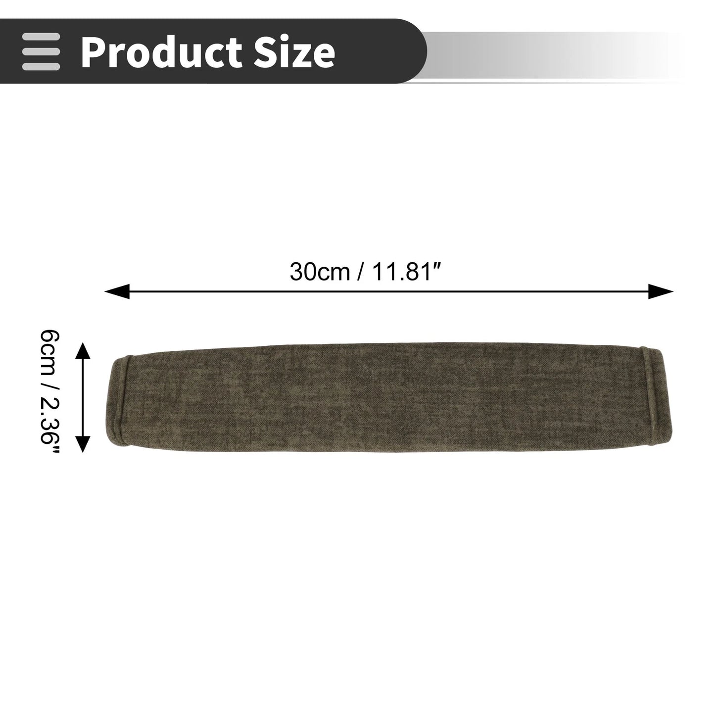2X Brown Seat Belt Cover Pad Cat Paw Fleece for Universal Vehicles (11.81")