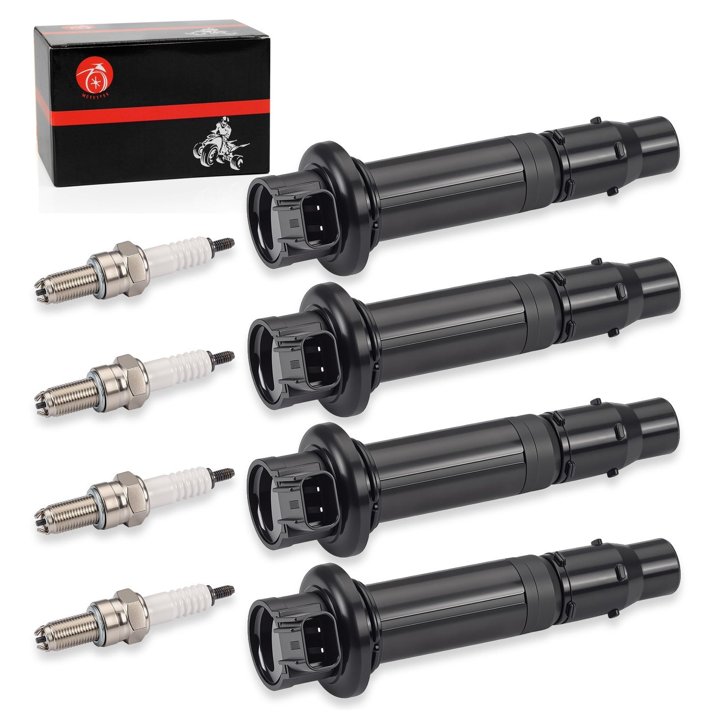 Ignition Coils with Spark Plugs for Yamaha YZF R6/R6S (2003–2009)
