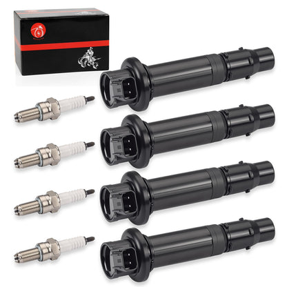 Ignition Coils with Spark Plugs for Yamaha YZF R6/R6S (2003–2009)