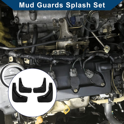 Set of 4 Mud Flaps Splash Guards for Mercedes Benz E-Class (2016–2023)