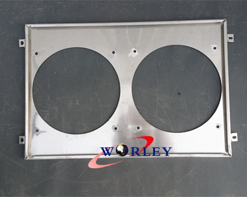 Aluminum Radiator Shroud & Fans for Toyota Land Cruiser HDJ80 HZJ80 (1990-1997)