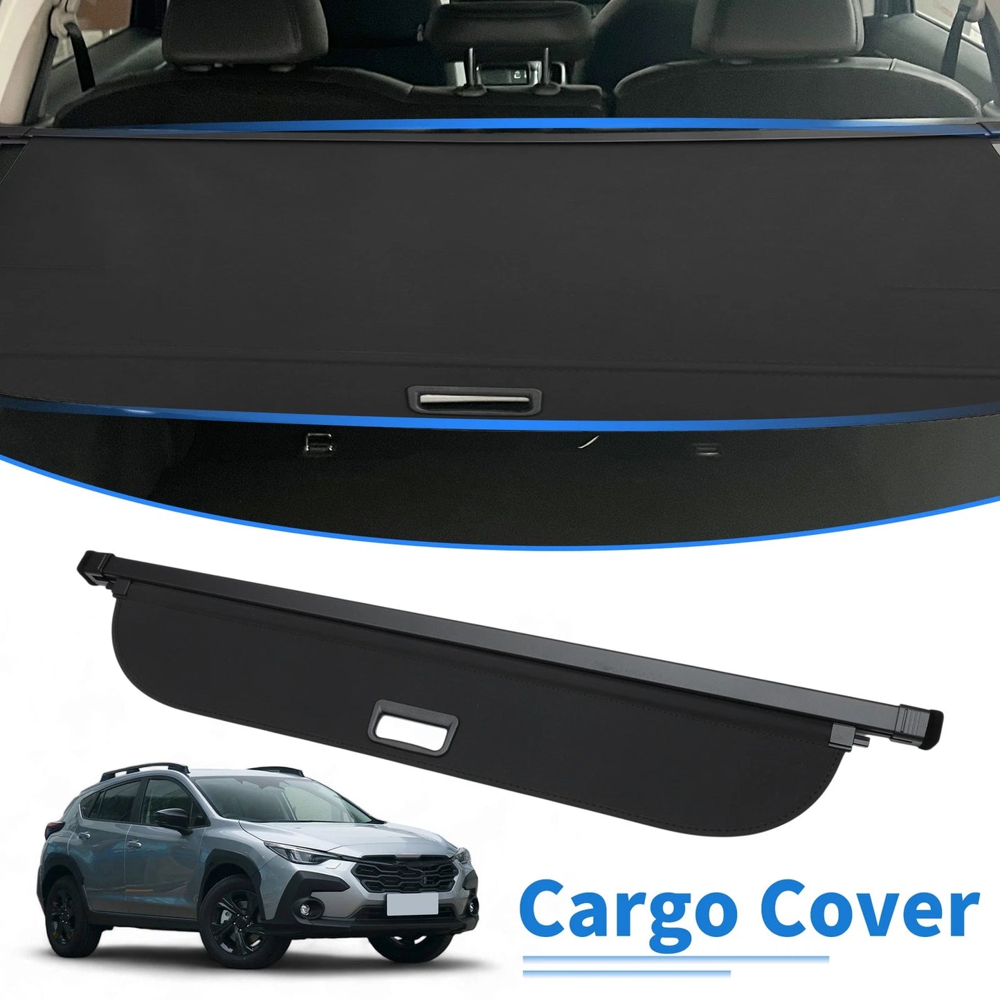 Cargo Cover for Subaru Crosstrek (2024–2025) Retractable Trunk Cover