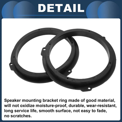 2X Speaker Spacer Ring Adapter for Ford Transit Custom (2013–2023)
