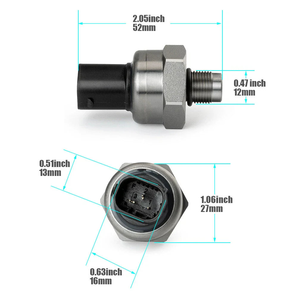 Brake Pressure Sensor 2x for BMW 3 Series E46 E60 E61 E63 E64 (1998–2010)