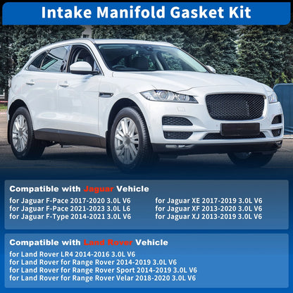 Intake Manifold Gasket Kit for Jaguar F-Type (2014–2021) No.LR041680/C2Z17249