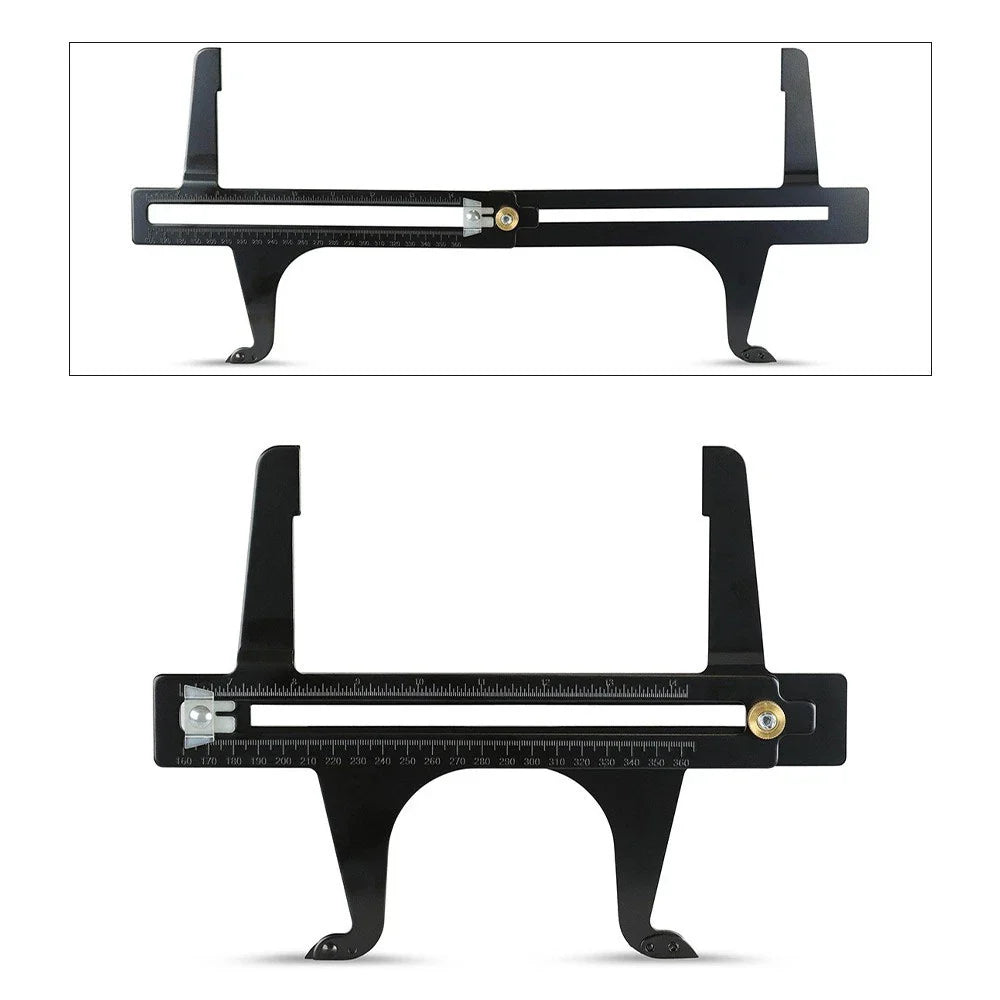 Dual Scale Brake Measuring Tool for Rear Drum Brake Shoe Use