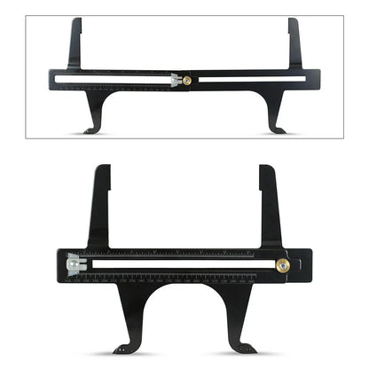 Dual Scale Brake Measuring Tool for Rear Drum Brake Shoe Use