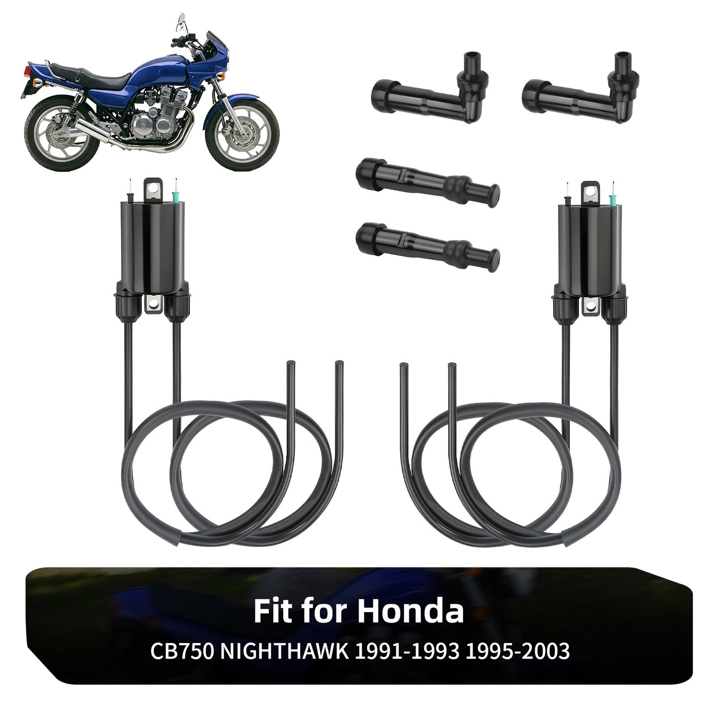 Ignition Coils and Wires for Honda Nighthawk 750 (1991–2003)