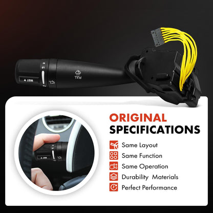 Windshield Wiper Switch for Jeep Wrangler JK (2007–2018)