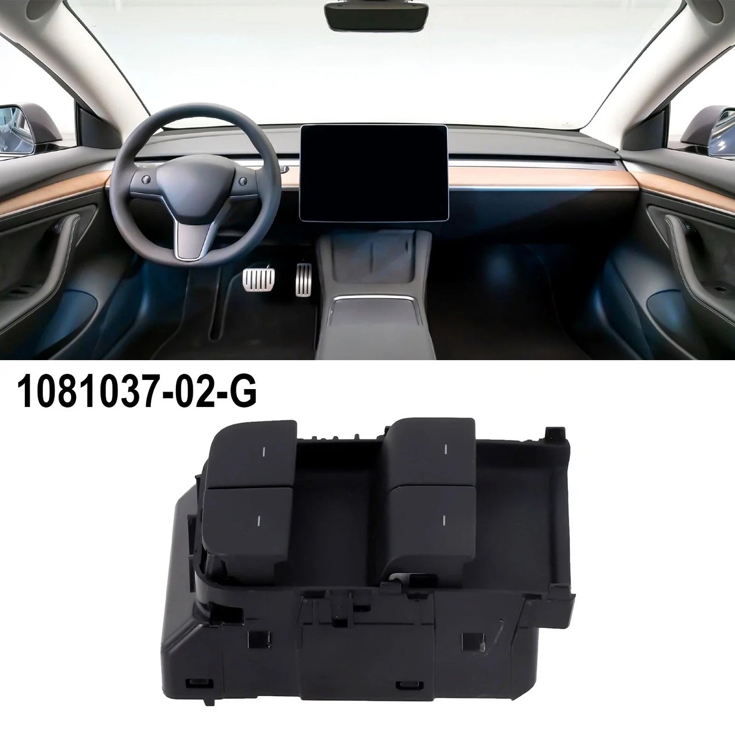 Front Left Glasses Switch Plastic Power Switch