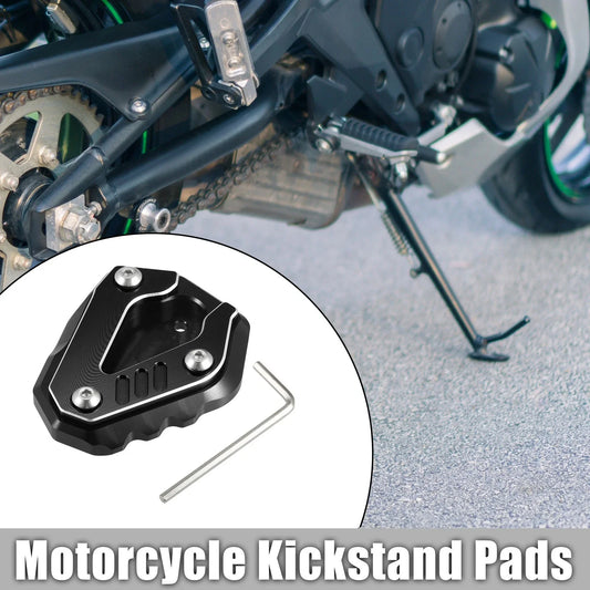 1 Set Aluminum Black Motorcycle Kickstand Pad for BMW S1000RR (2019 - 2023)