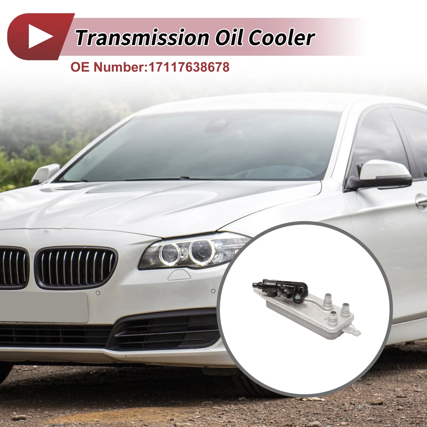 Engine Oil Cooler for BMW 5 Series 535i F11 (2010–2016) No. 17117638678
