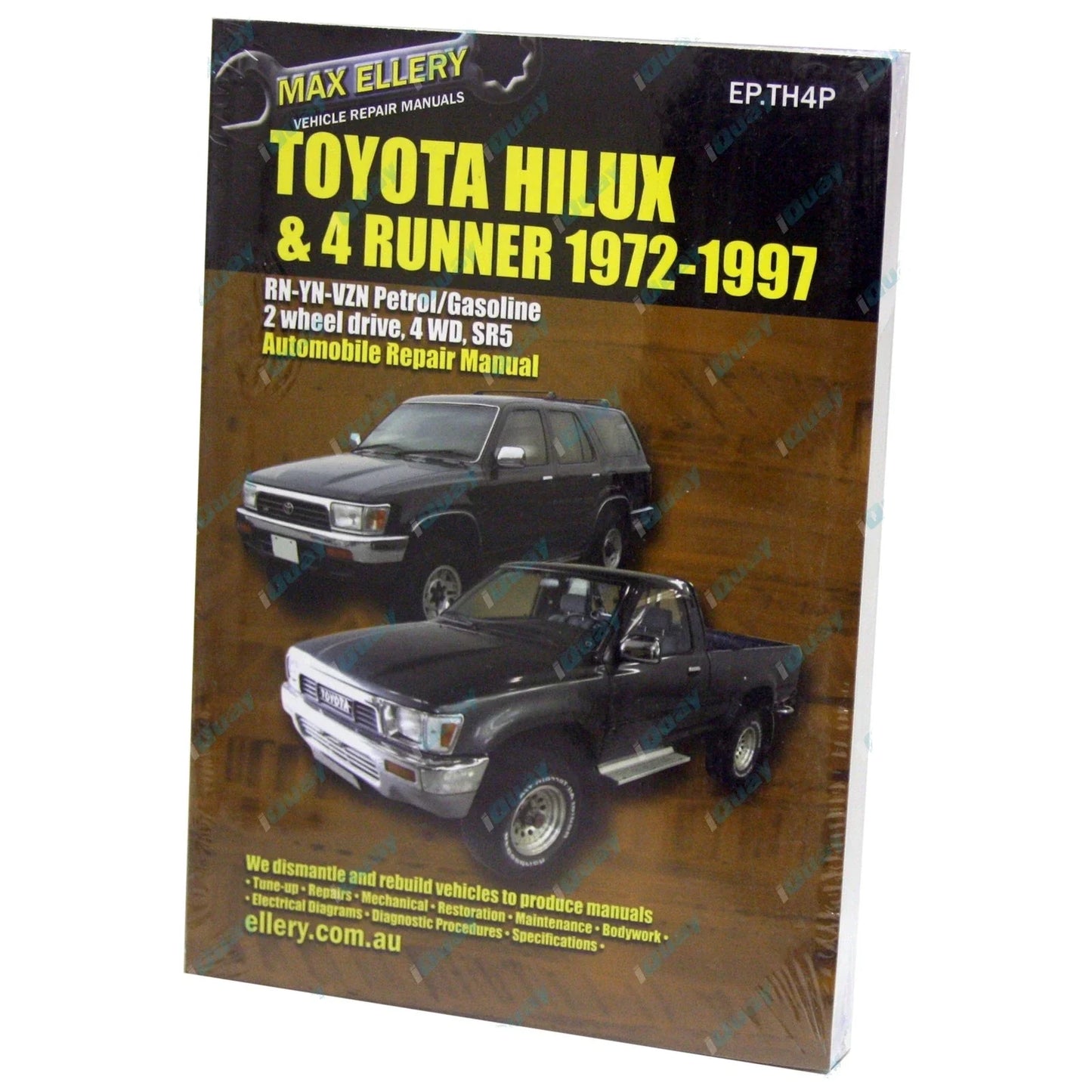 Workshop Manual for Hilux 4Runner Petrol RN YN VZN Service Repair (1969-1998)