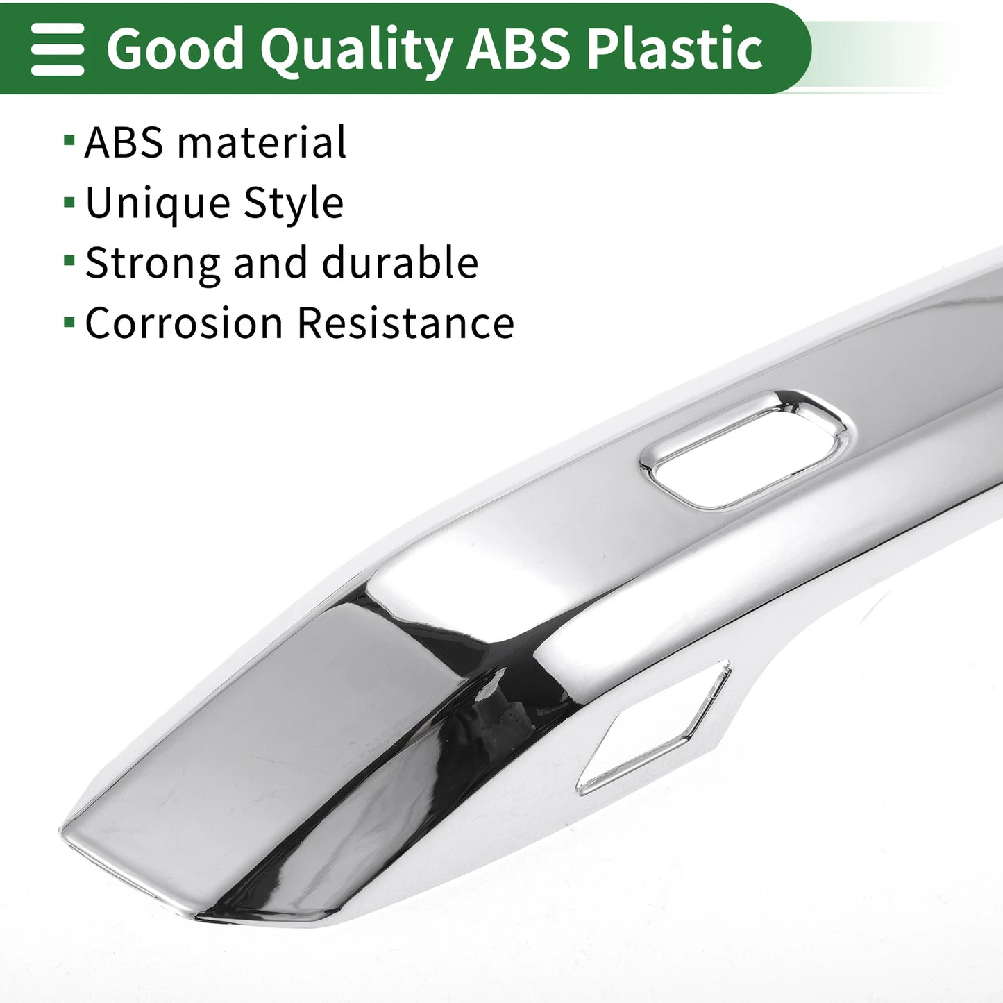 Car Door Handle Cover Trim for Audi A4L (2017–2021) Silver Tone
