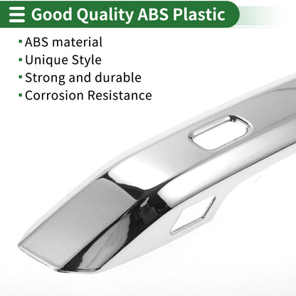 Car Door Handle Cover Trim for Audi A4L (2017–2021) Silver Tone
