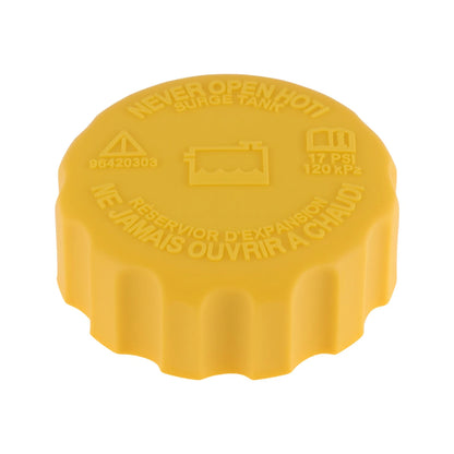 Coolant Cap for Chevrolet Aveo 1.6L (2004–2011) No. 96420303 Yellow Black