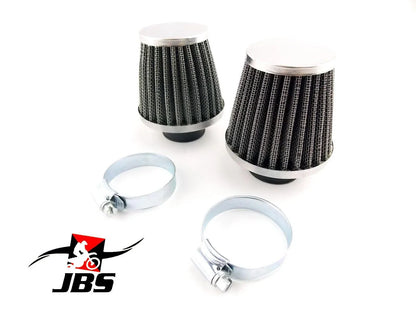 48mm Chrome Pod Air Filter Cleaner Set  for Honda CM250 (1981-1984)
