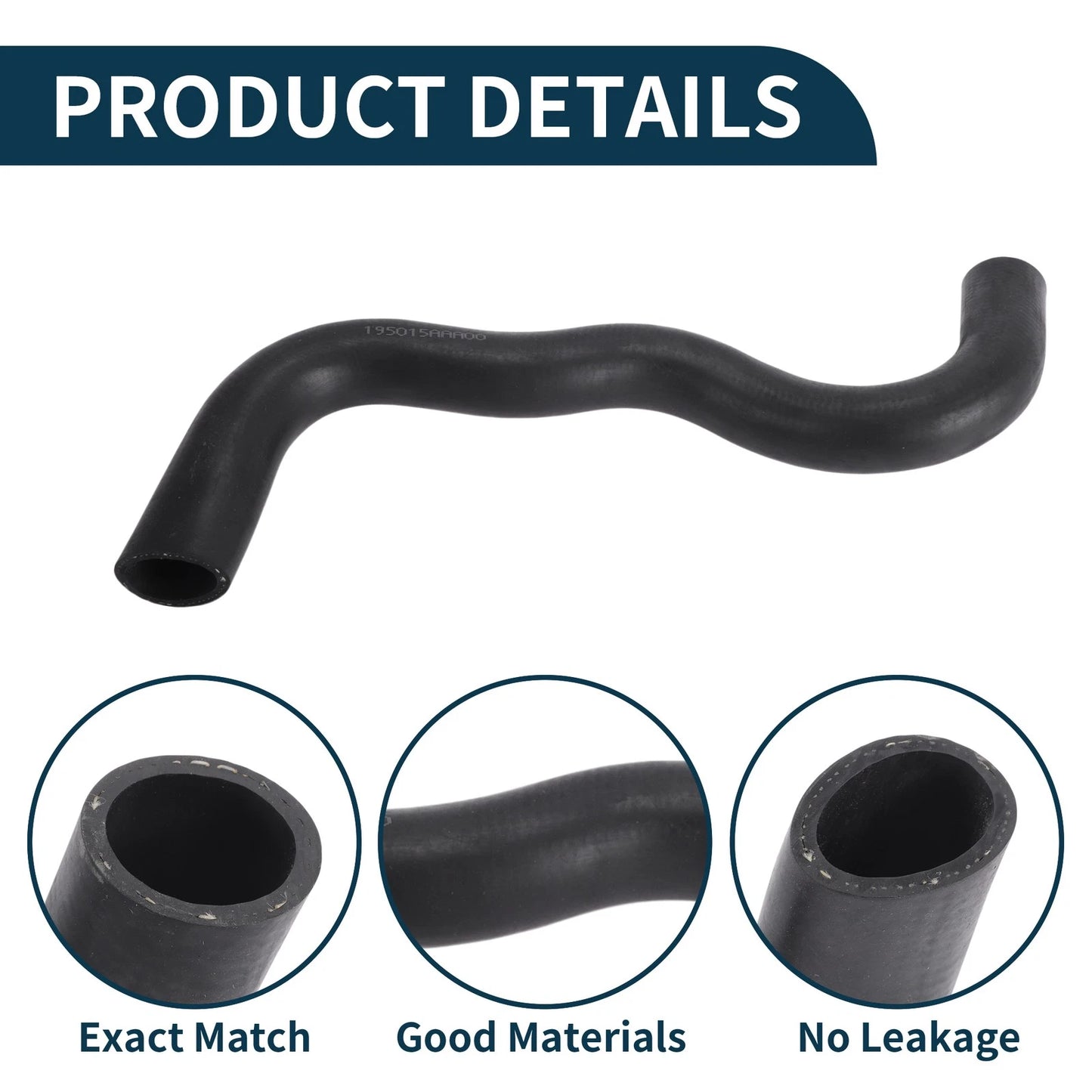 Radiator Hose No.195015AAA00 for Honda Civic 1.5L (2016–2021) Upper Hose