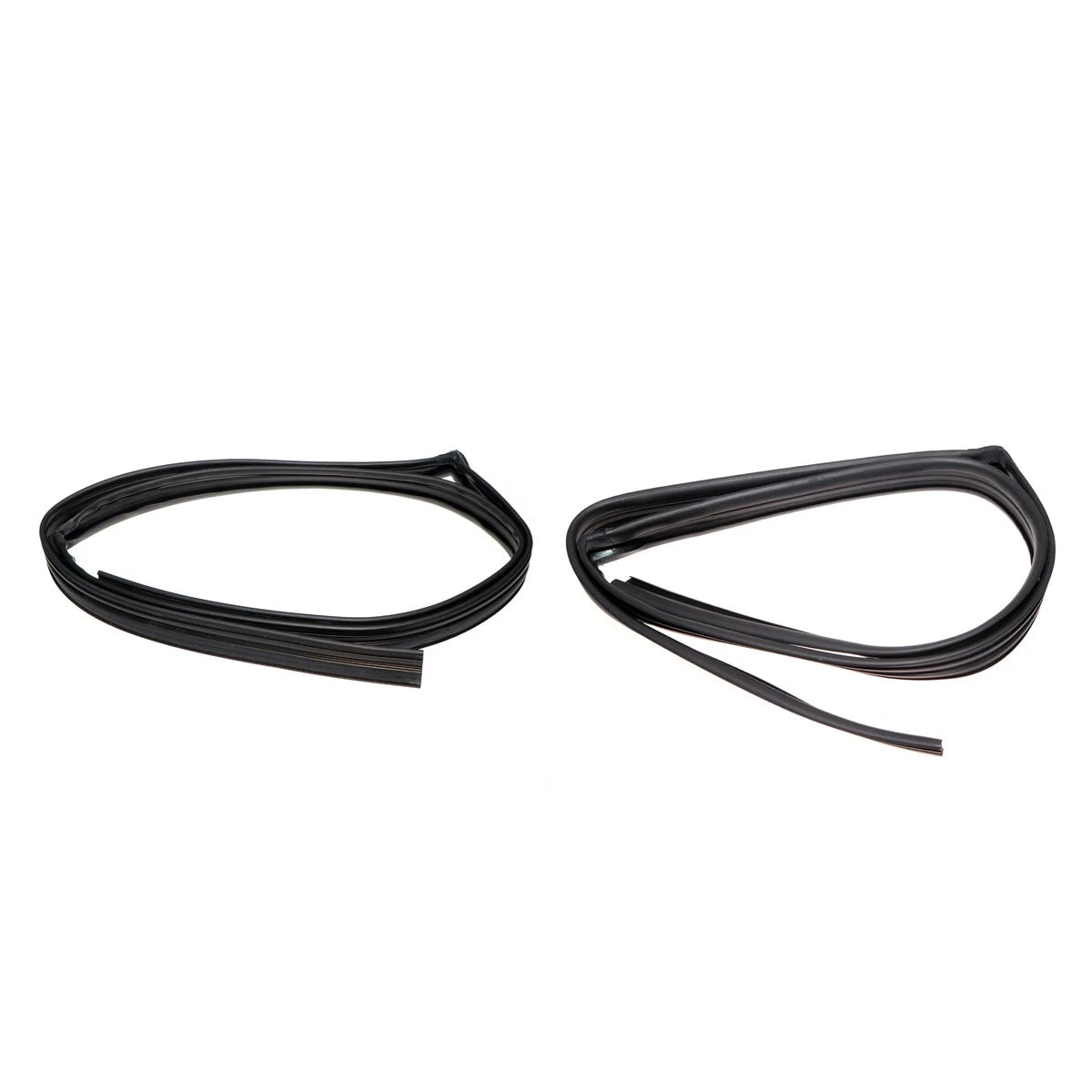 Set of 2 Rear Door Glass Run Channel Seals for Honda Fit Jazz (2001–2008)