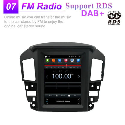 9.7" Android 11 Stereo Radio GPS for Lexus RX300, Toyota Harrier (1998-2003)