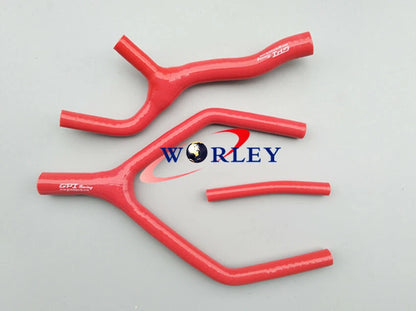Blue Silicone Radiator Hose for Yamaha YZ125 (1989–1992)