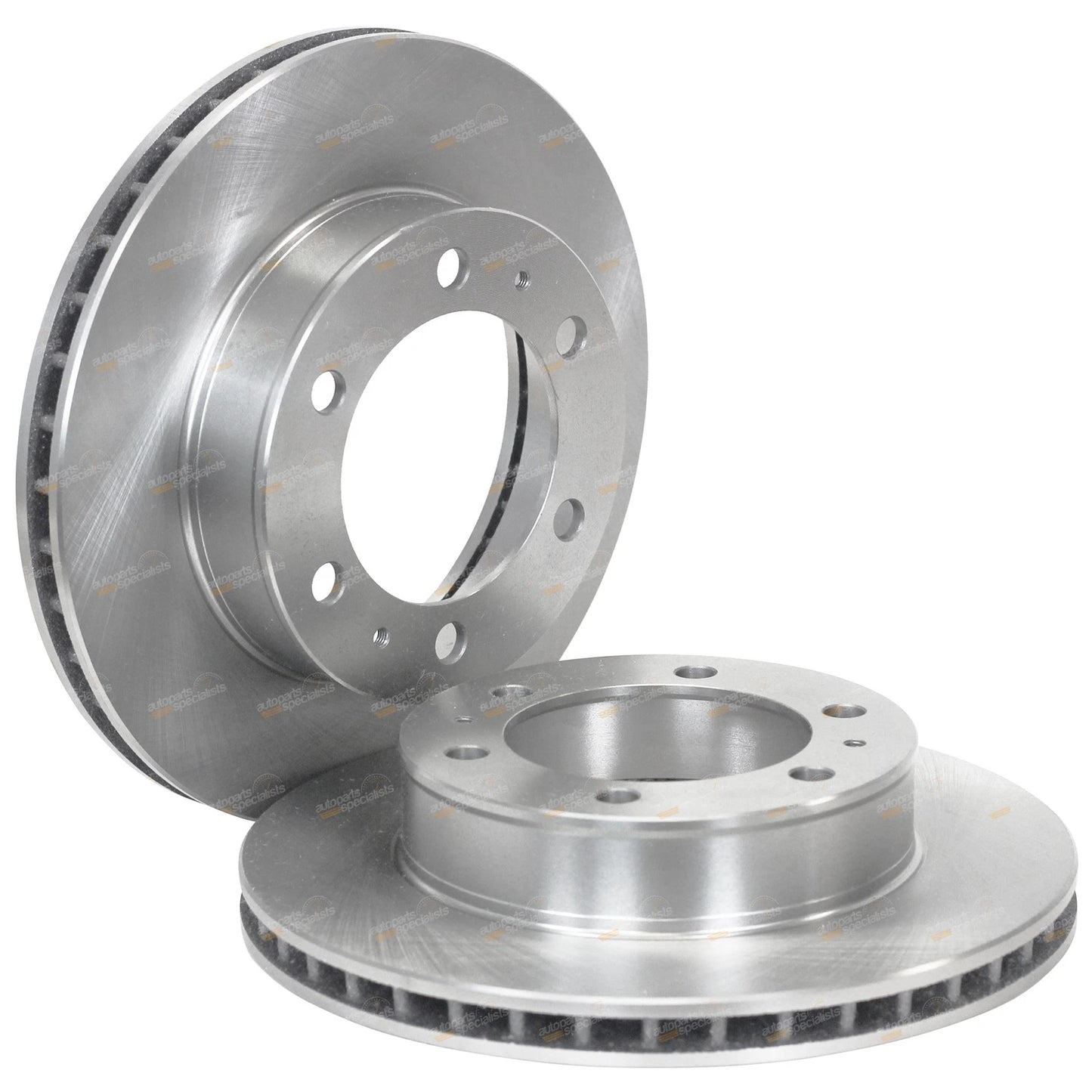 2 Front Disc Brake Rotors for Toyota Hilux (2004–2011) 4x4