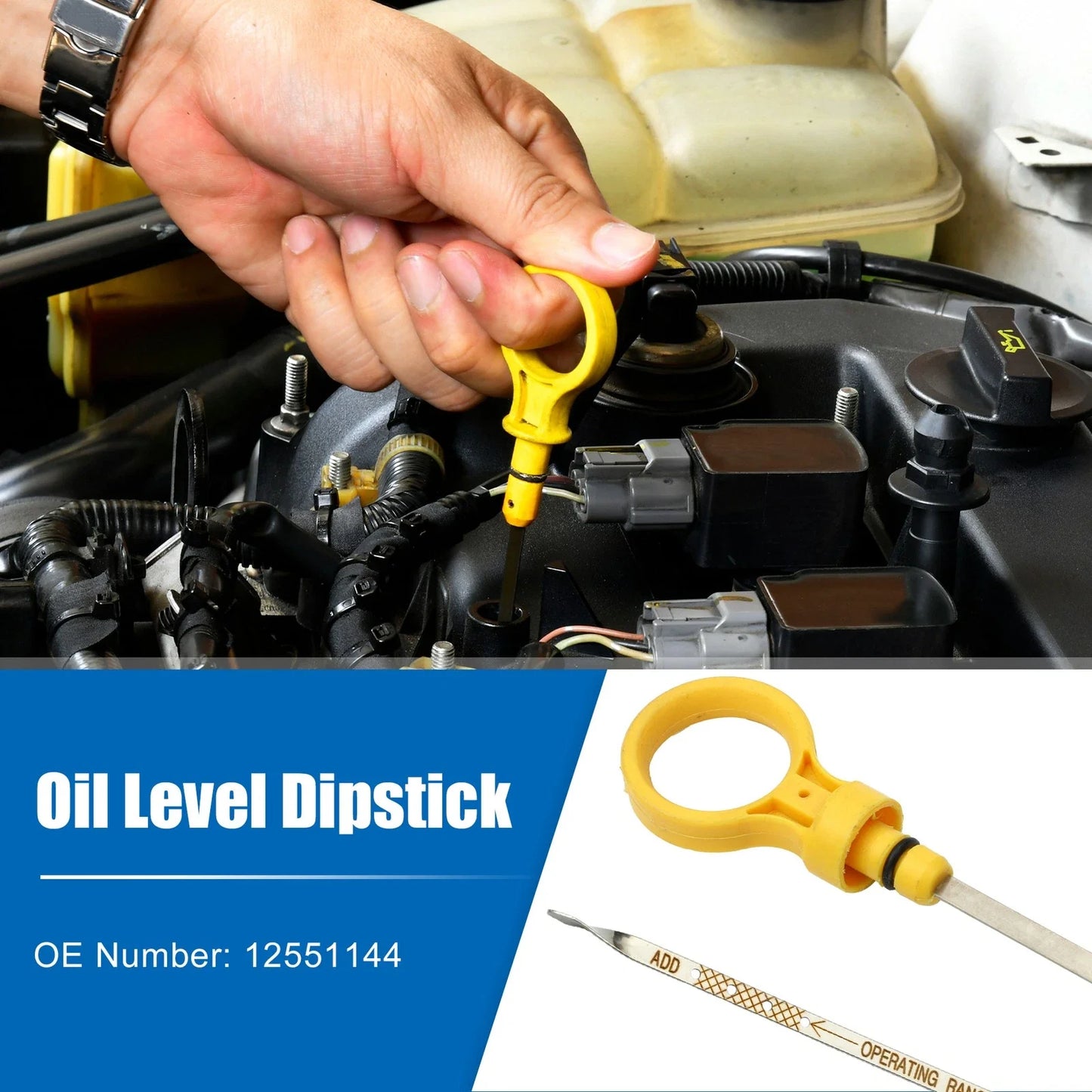 Engine Oil Fluid Level Dipstick for Chevrolet Camaro Z28 (2010-2015)