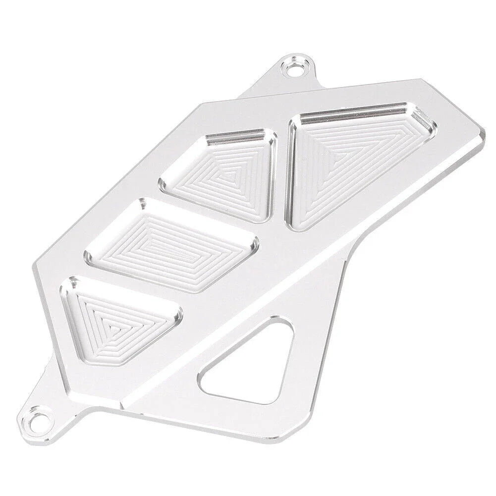 Silver Aluminum Front Guard Chain Sprocket Cover for Yamaha YZF R25 R3 (2015-2017)