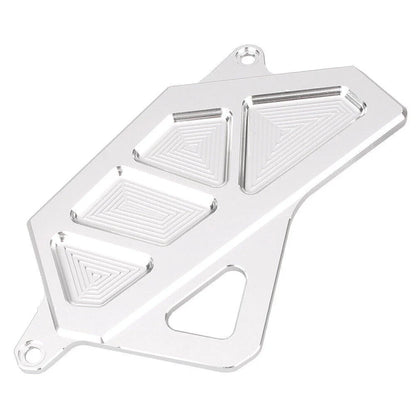 Silver Aluminum Front Guard Chain Sprocket Cover for Yamaha YZF R25 R3 (2015-2017)