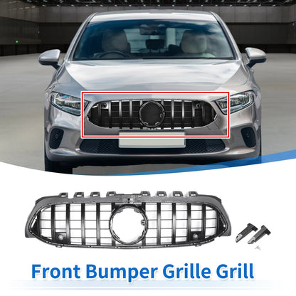 Front Upper Bumper Grille for Mercedes-Benz (with Hole)