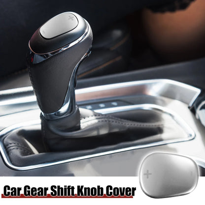 Gear Shift Knob Cover for Chevrolet Equinox 2018-2020 Silver Tone