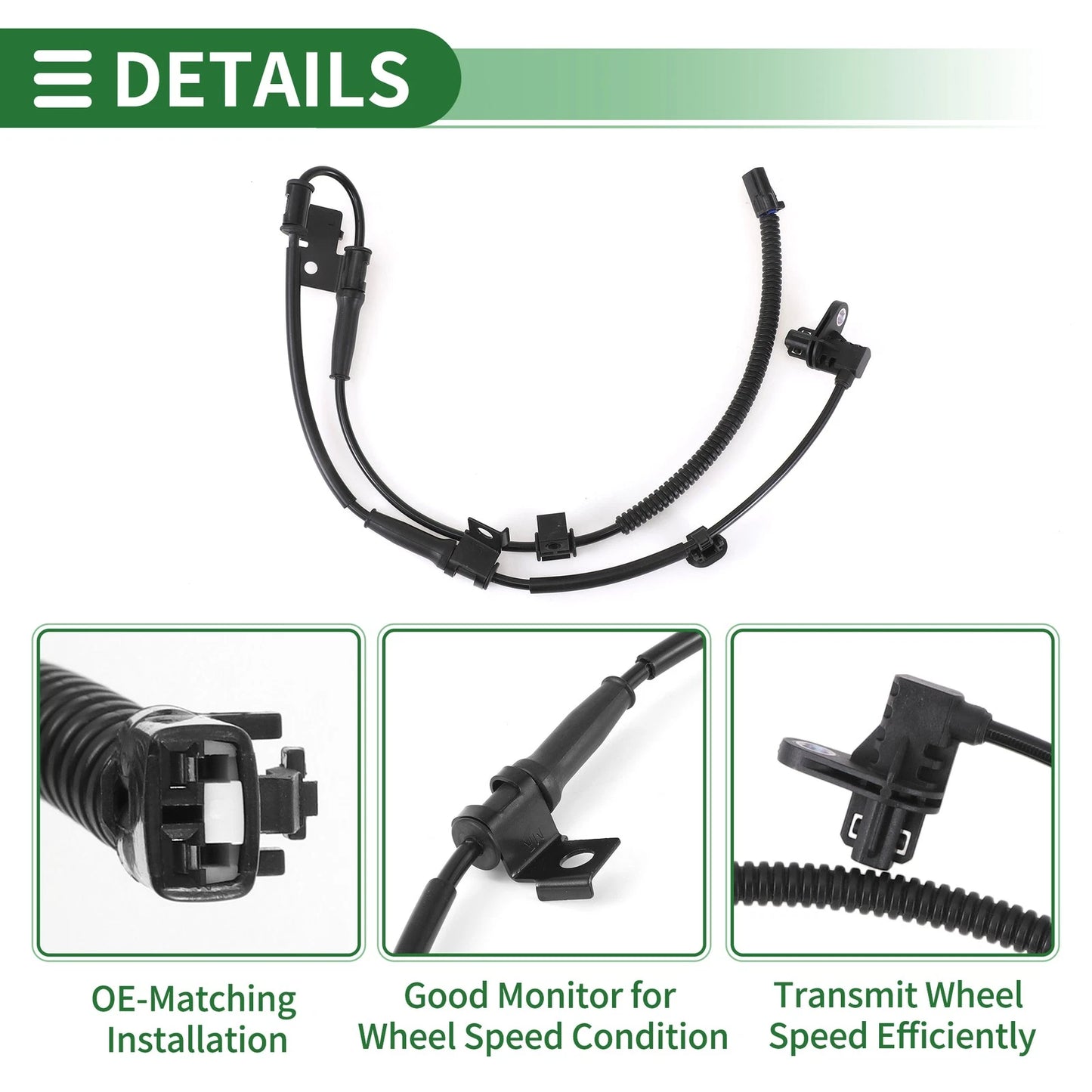 ABS Wheel Speed Sensor No. 598101H300 for Hyundai Ceed (2006–2013)