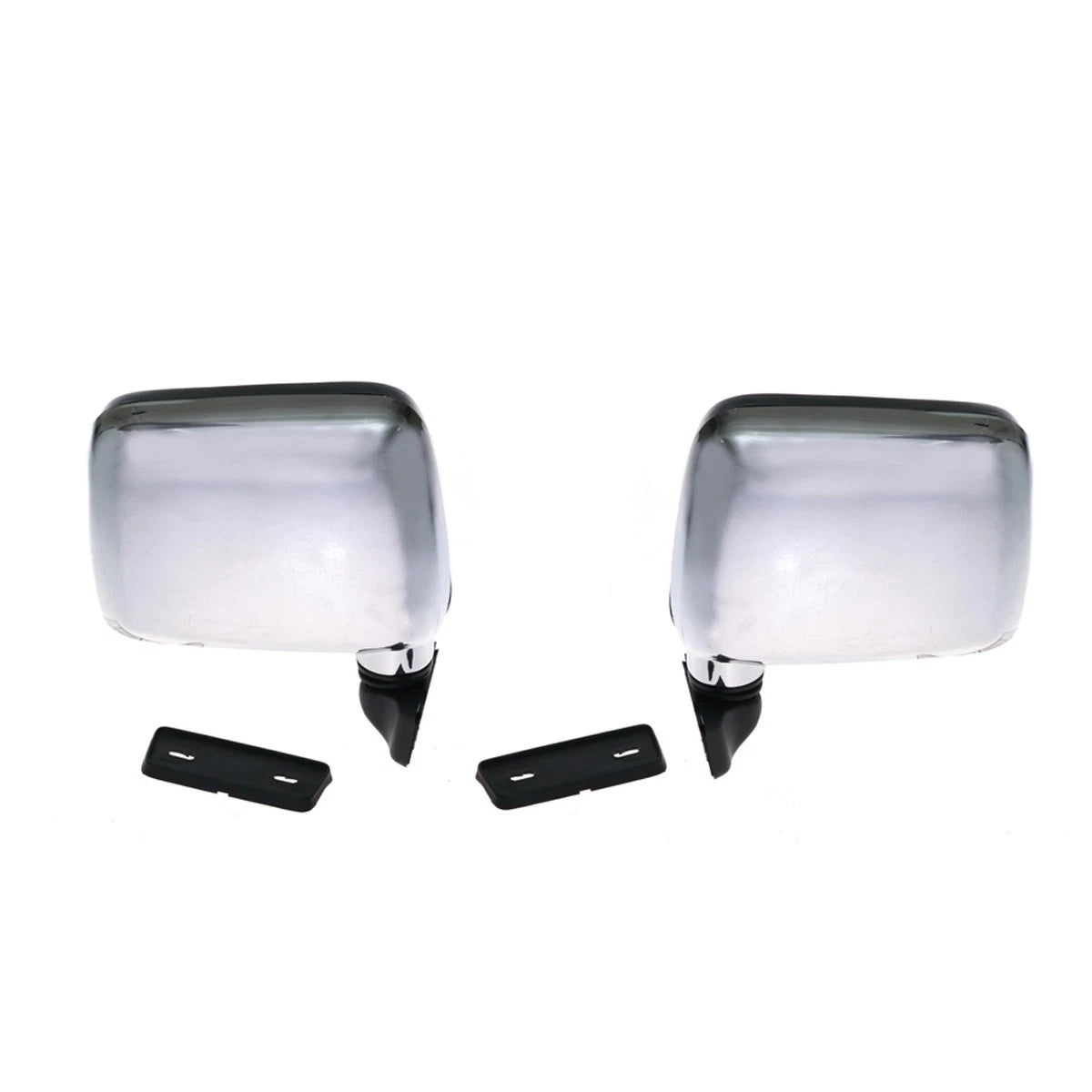Chrome Side Door Mirror Pair for Isuzu Faster-Z Pickup (1980–1990)