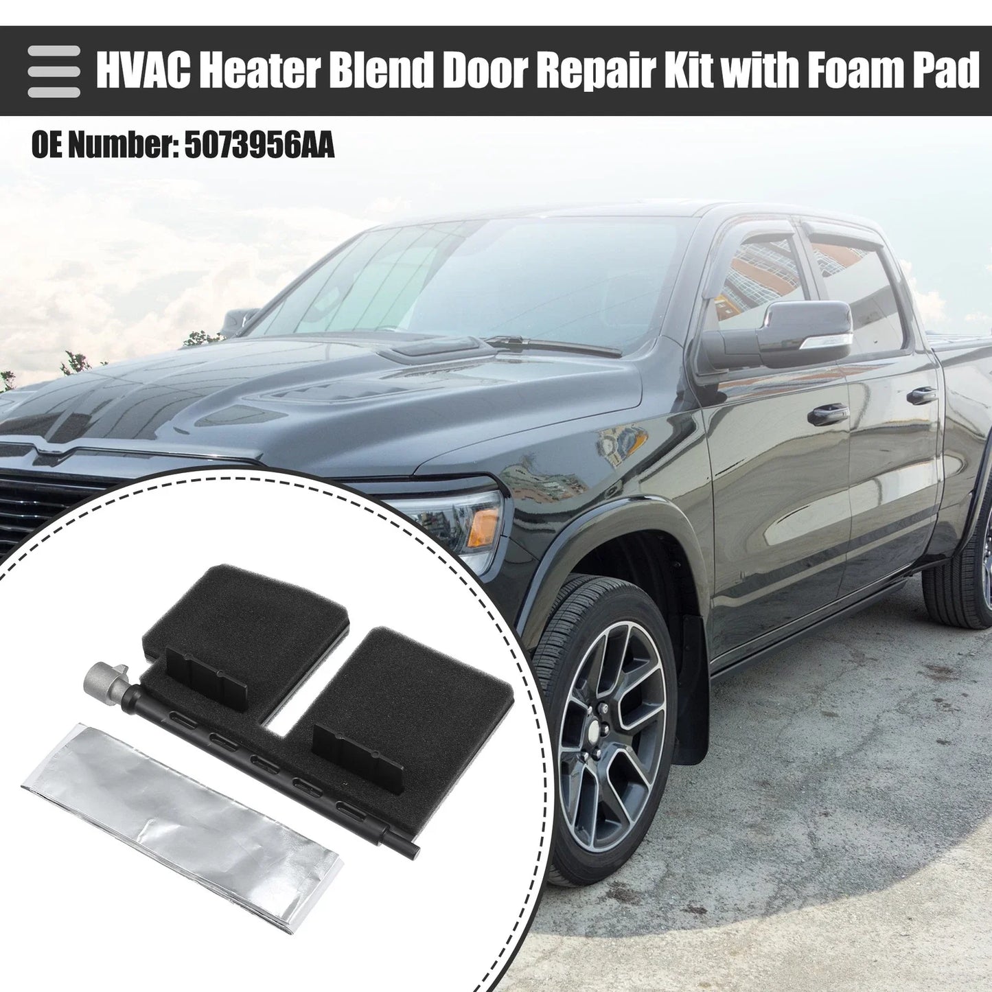 Car Blend Door Repair Kit for Dodge Ram 1500 2500 3500 (2010-2018)