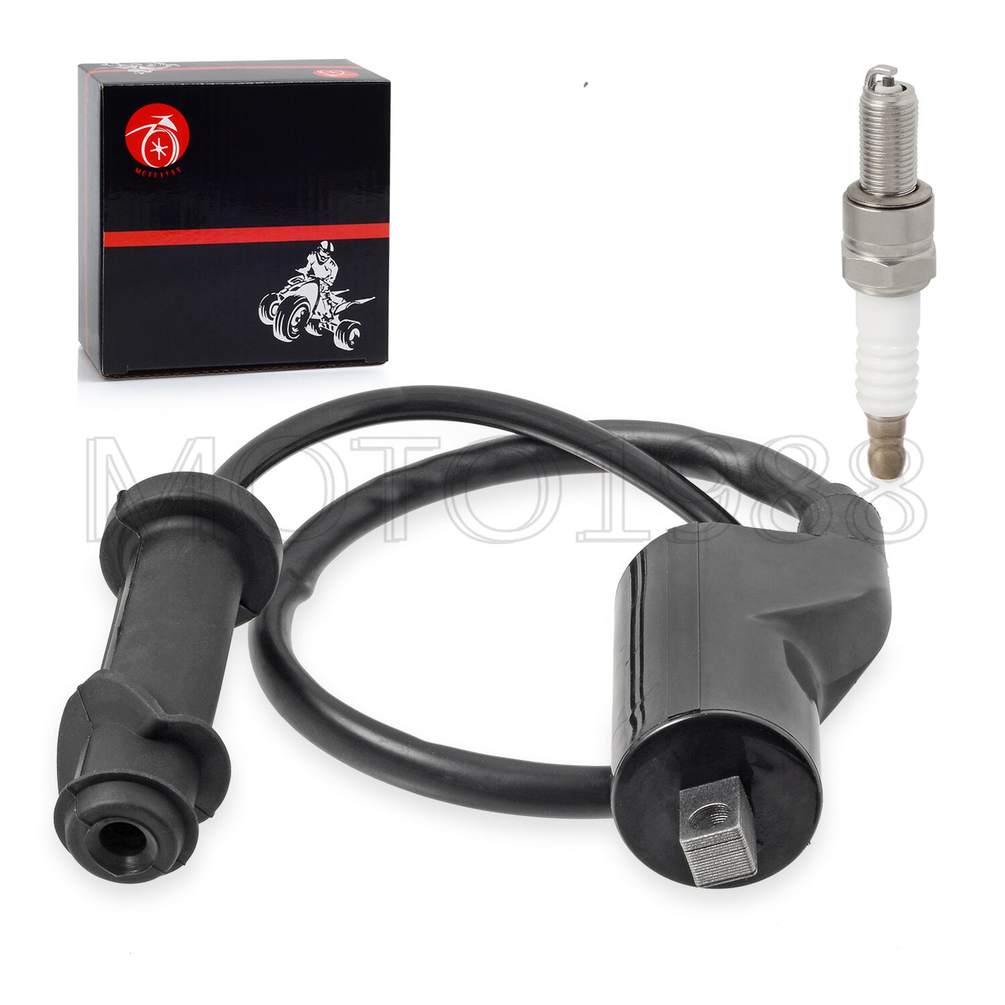 Ignition Coil Pack & Spark Plug Set for Arctic Cat 550 700 1000 (2009–2016)