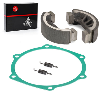 2X Brake Shoes with Gasket Spring Kit for John Deere 750 770 790