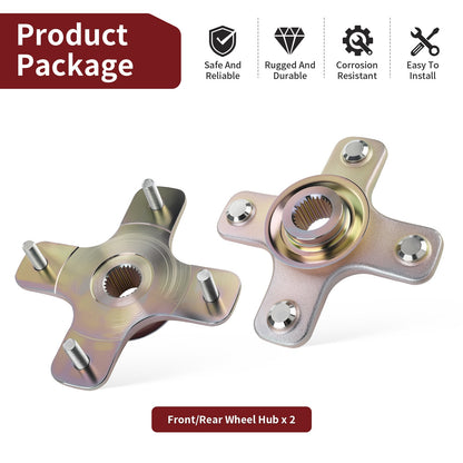 2 Rear Wheel Hubs for Can-Am Renegade 500 800 800R (2007–2012)